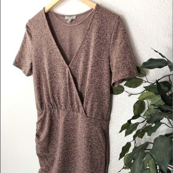 Lightweight Pink V-neck Zara Sweater Dress - Picture 2 of 7